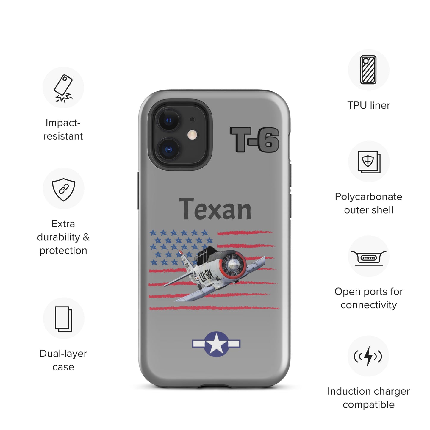 WWII Texan Patriot iPhone Case