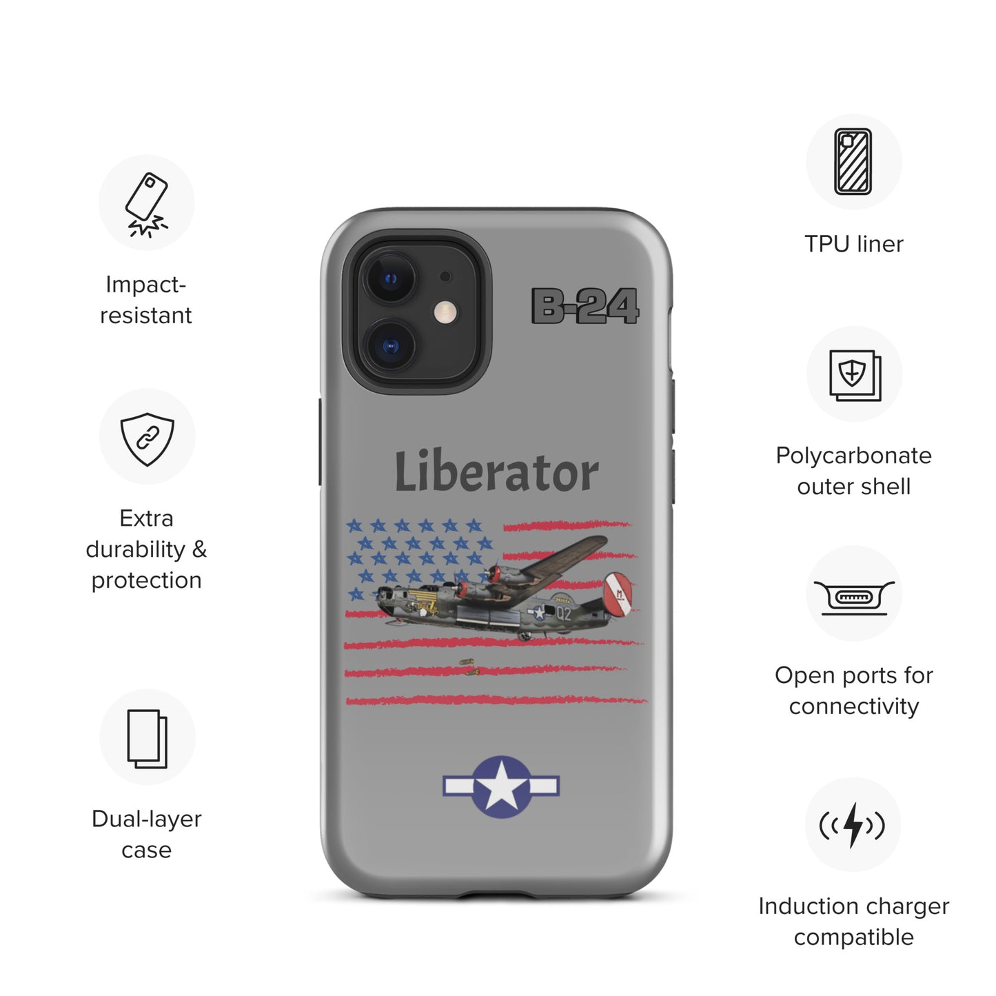 WWII Liberator Patriot iPhone Case