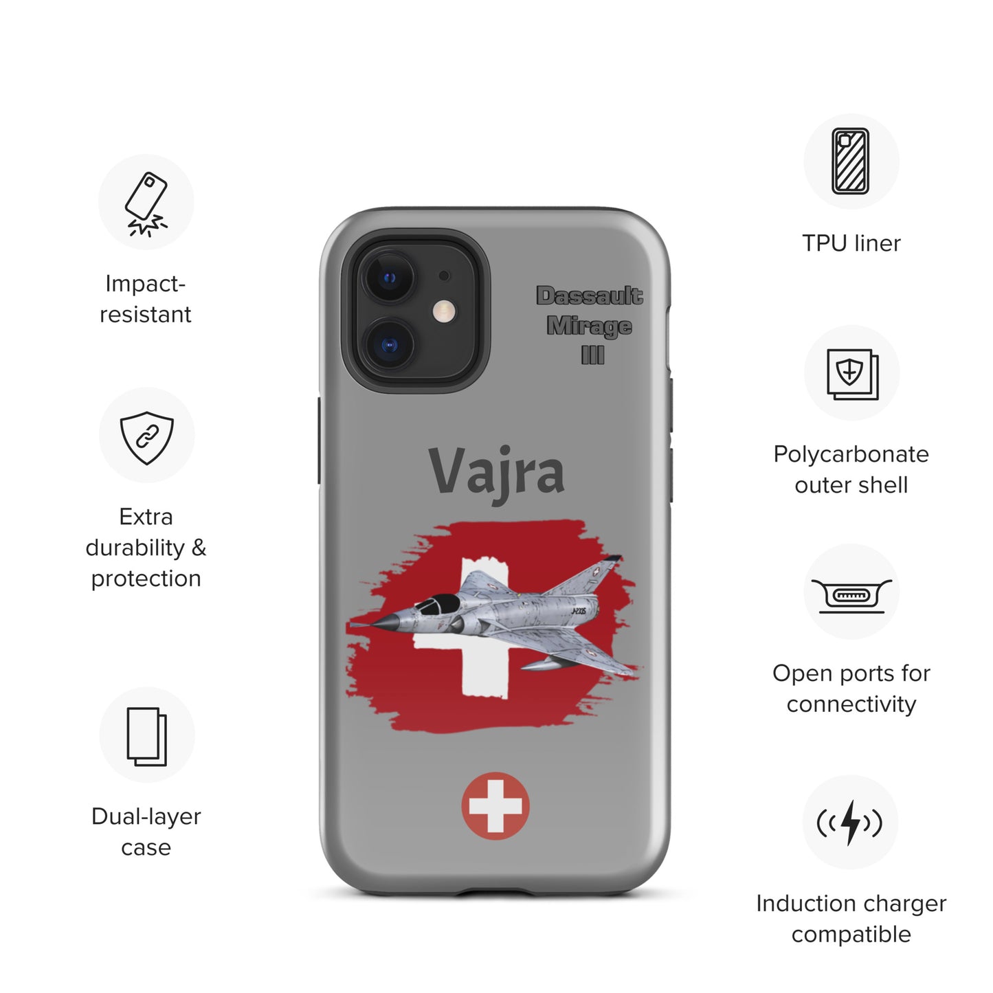 Swiss Mirage Patriot iPhone Case