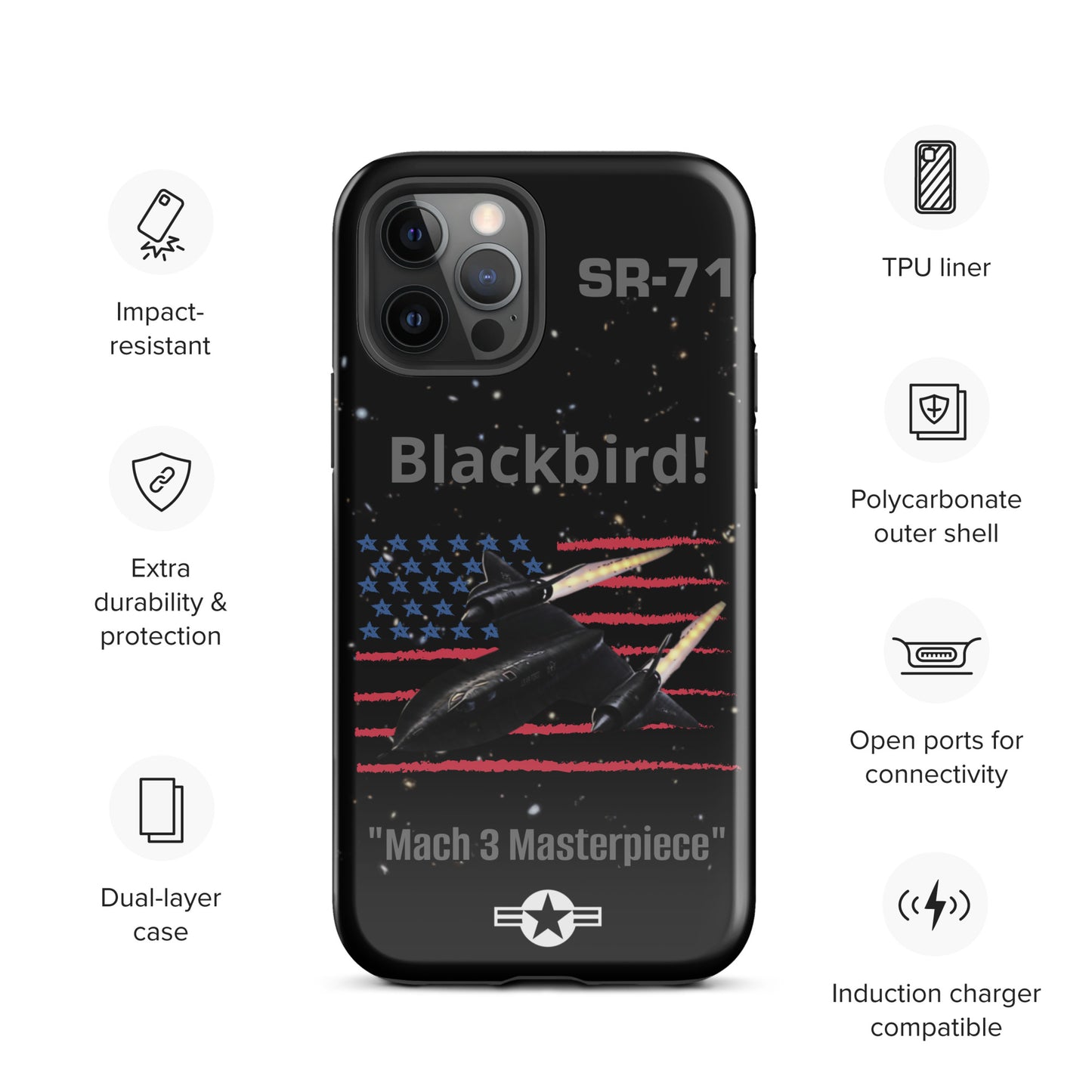 Blackbird Patriot iPhone Case