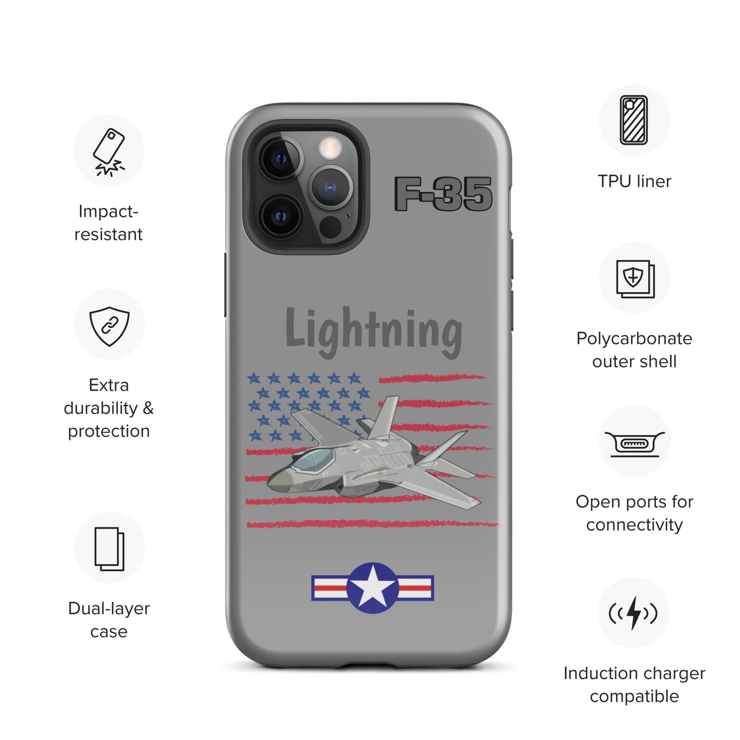 LightningStrike iPhone Case (Without Quotes)