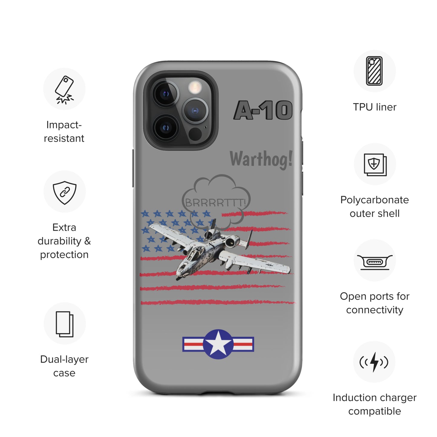 PatriotWarthog iPhone Case (Without Quotes)