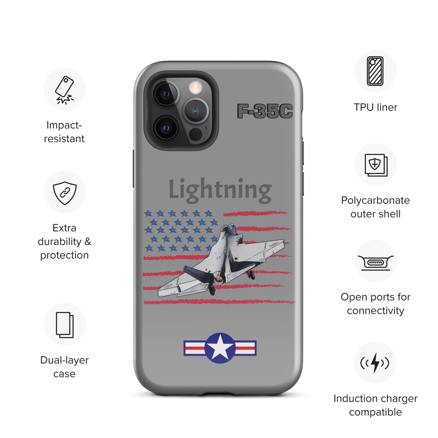 Wings Of Excellence iPhone Case (Without Quotes)