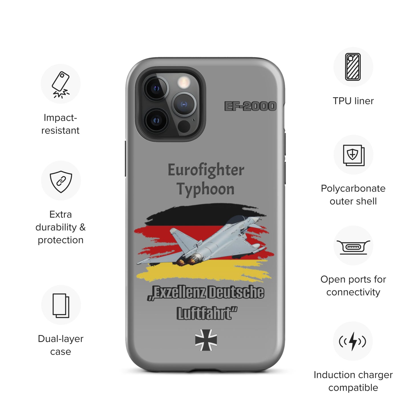 German Typhoon Patriot iPhone Case