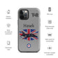 Hawk Patriot iPhone Case (Without Quotes)