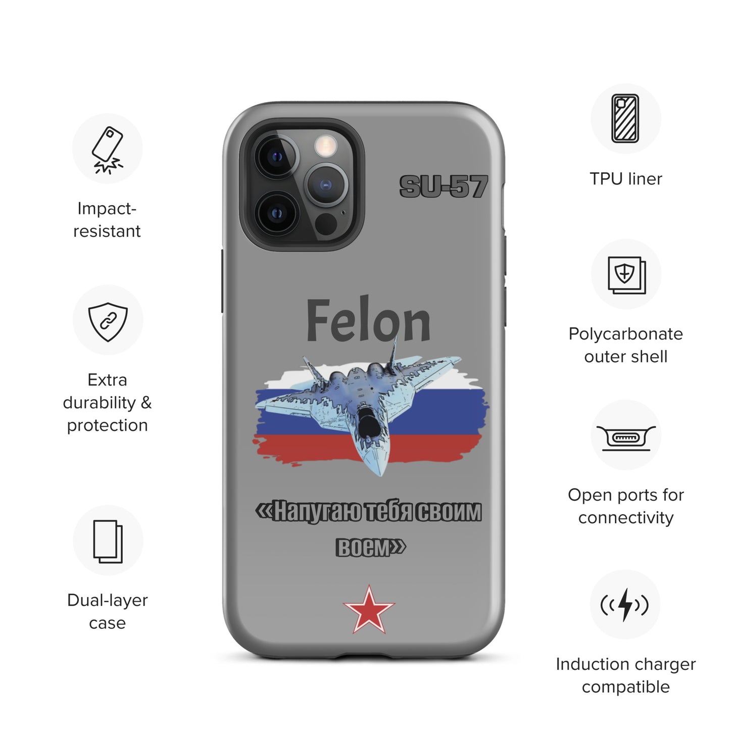 Felon Patriot iPhone Case