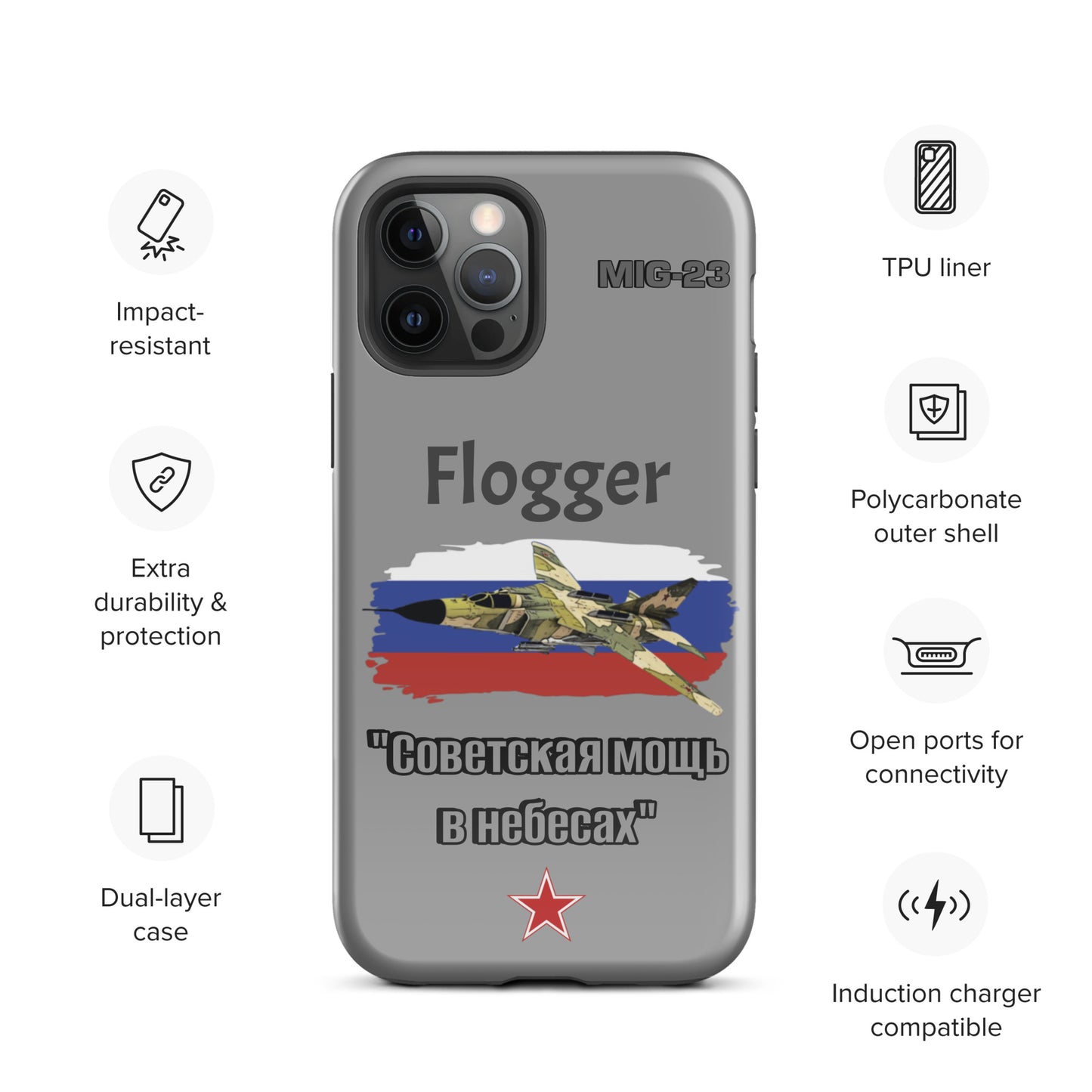 Flogger Patriot iPhone Case