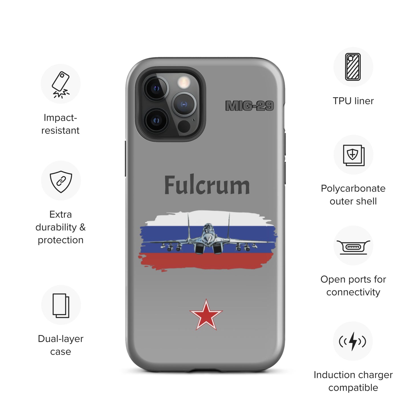 Fulcrum Patriot iPhone Case (Without Quotes)