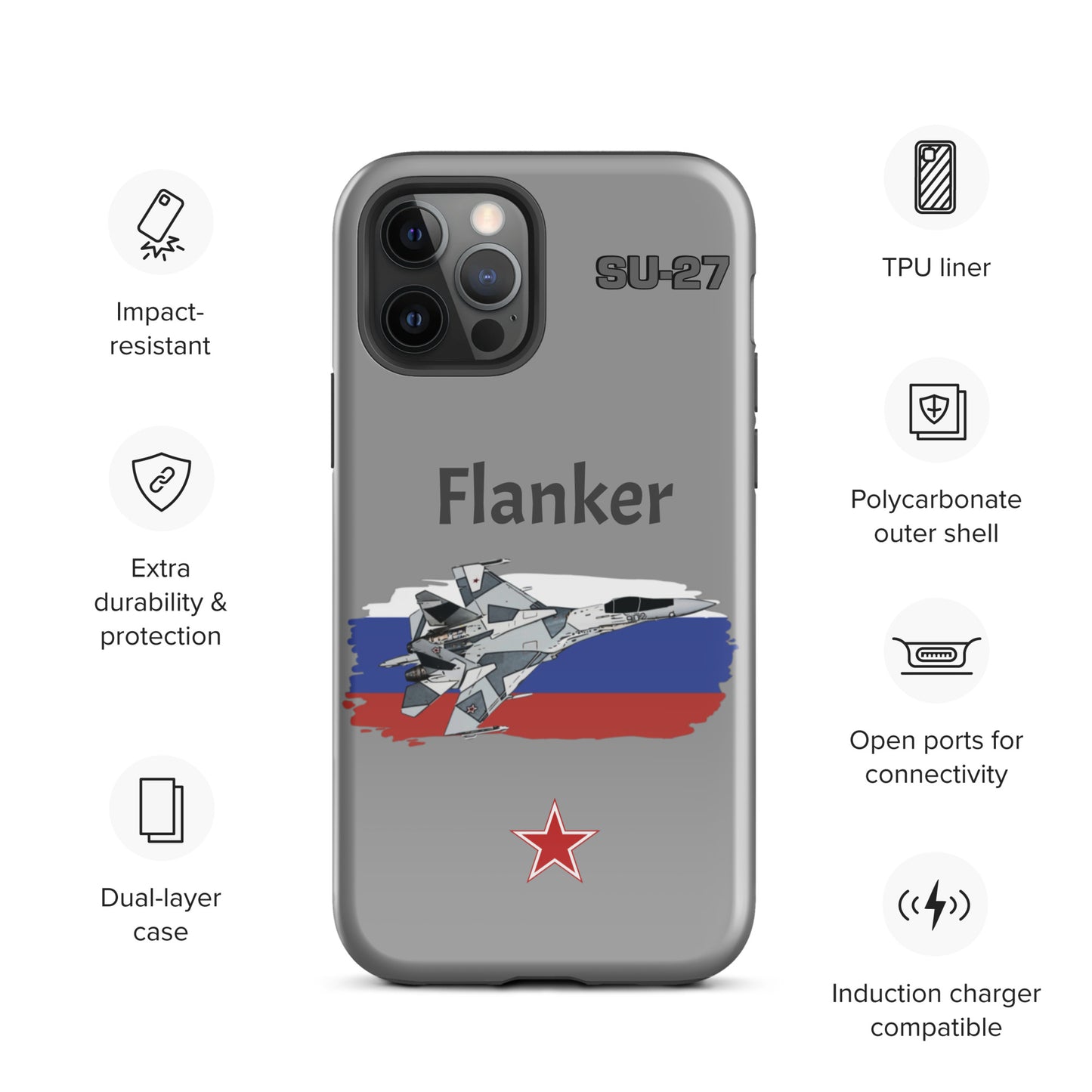 Flanker Patriot iPhone Case (Without Quotes)