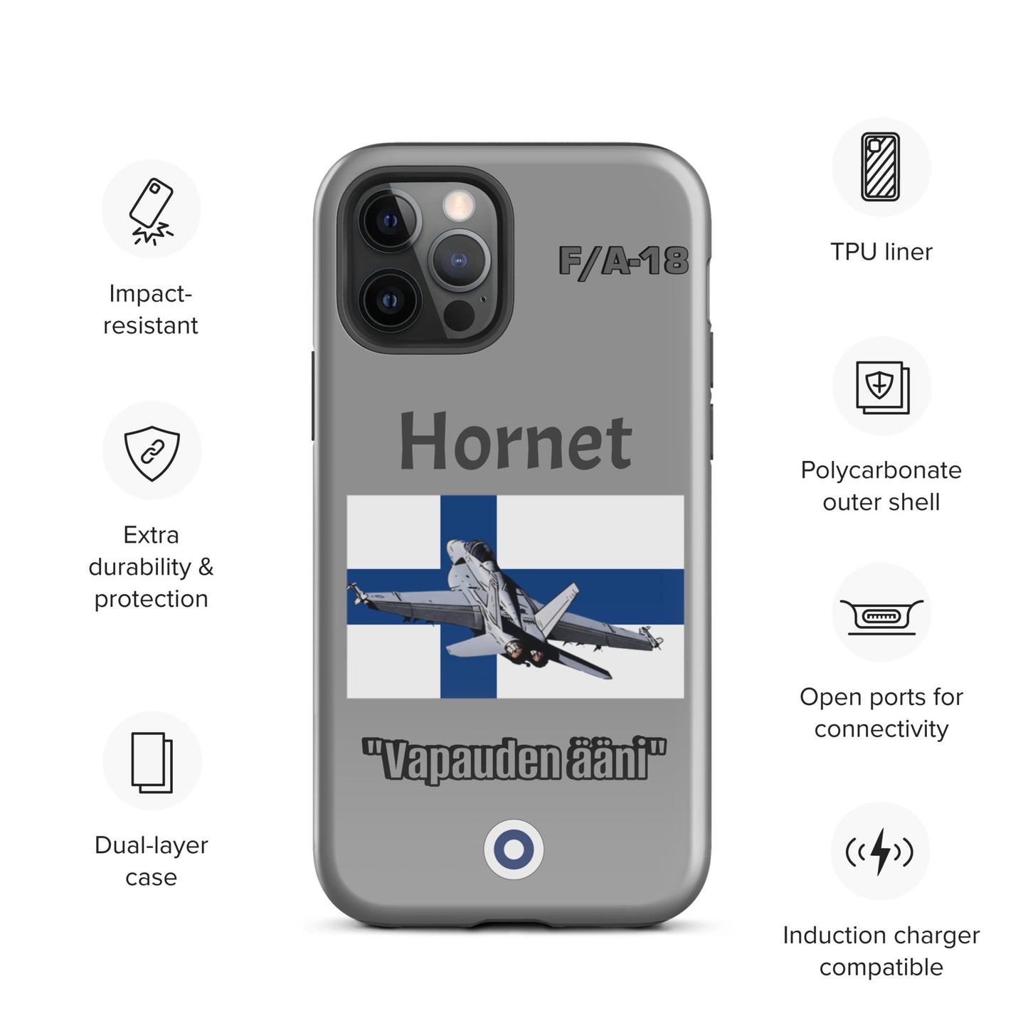 Finnish Hornet Patriot iPhone Case