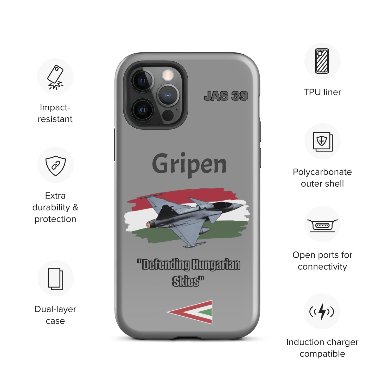Hungarian Gripen Patriot iPhone Case
