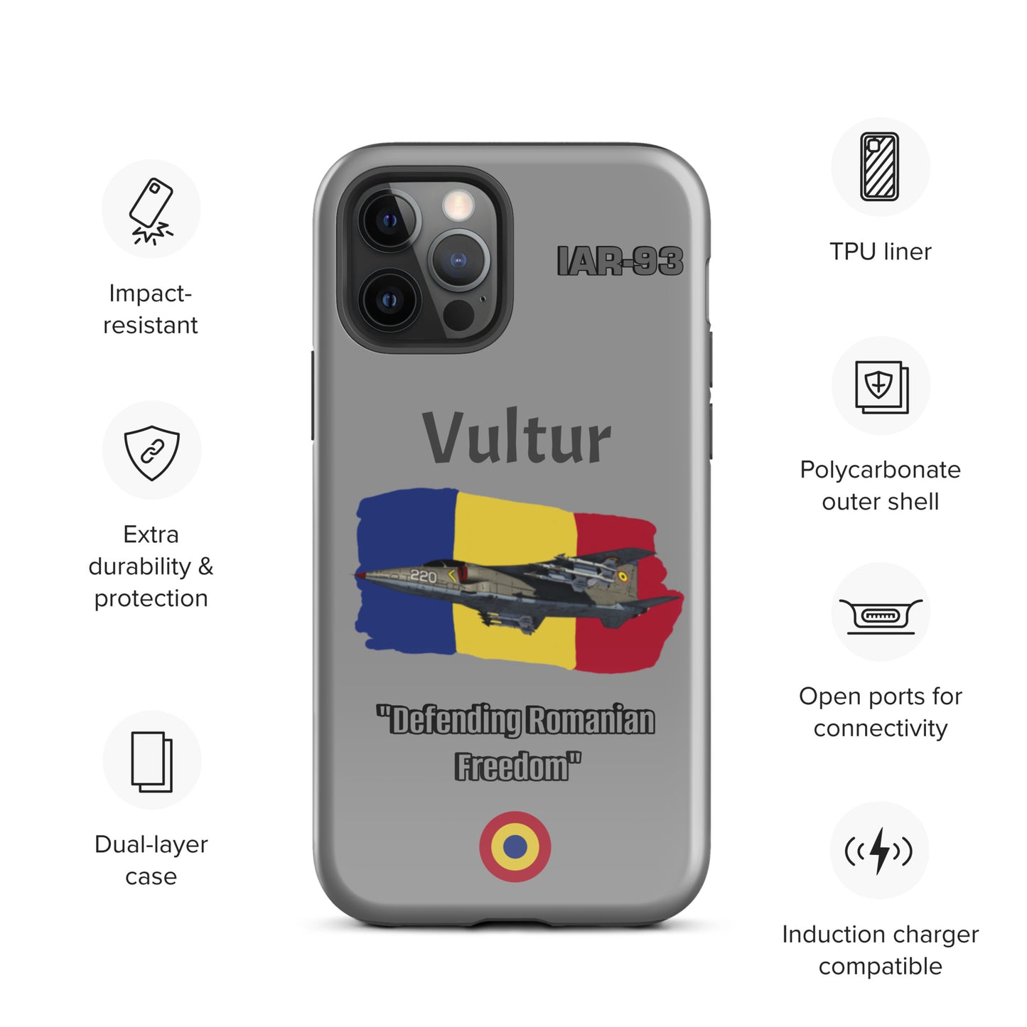 Vultur Patriot iPhone Case