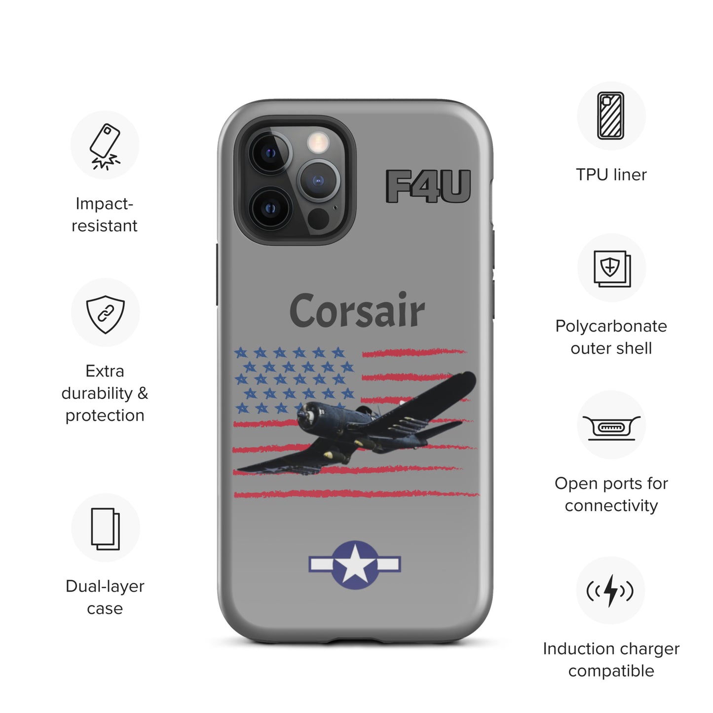 WWII Corsair Patriot iPhone Case