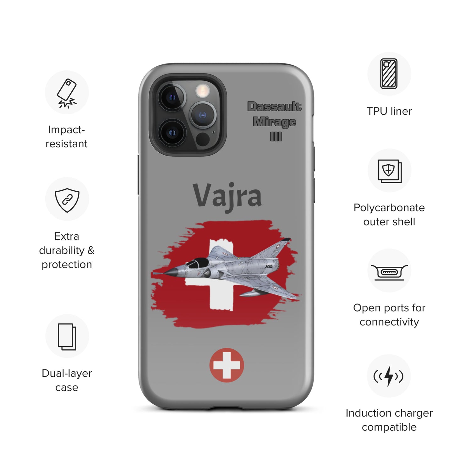 Swiss Mirage Patriot iPhone Case
