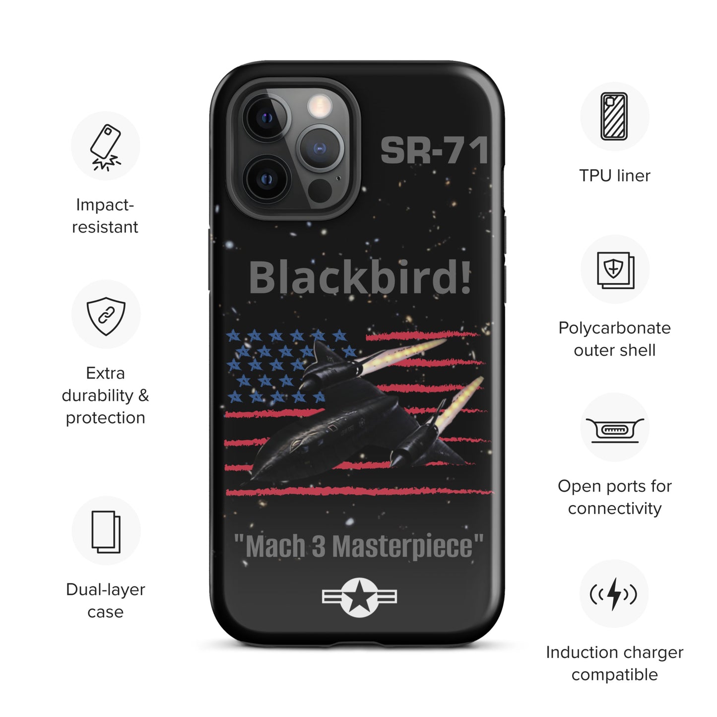 Blackbird Patriot iPhone Case
