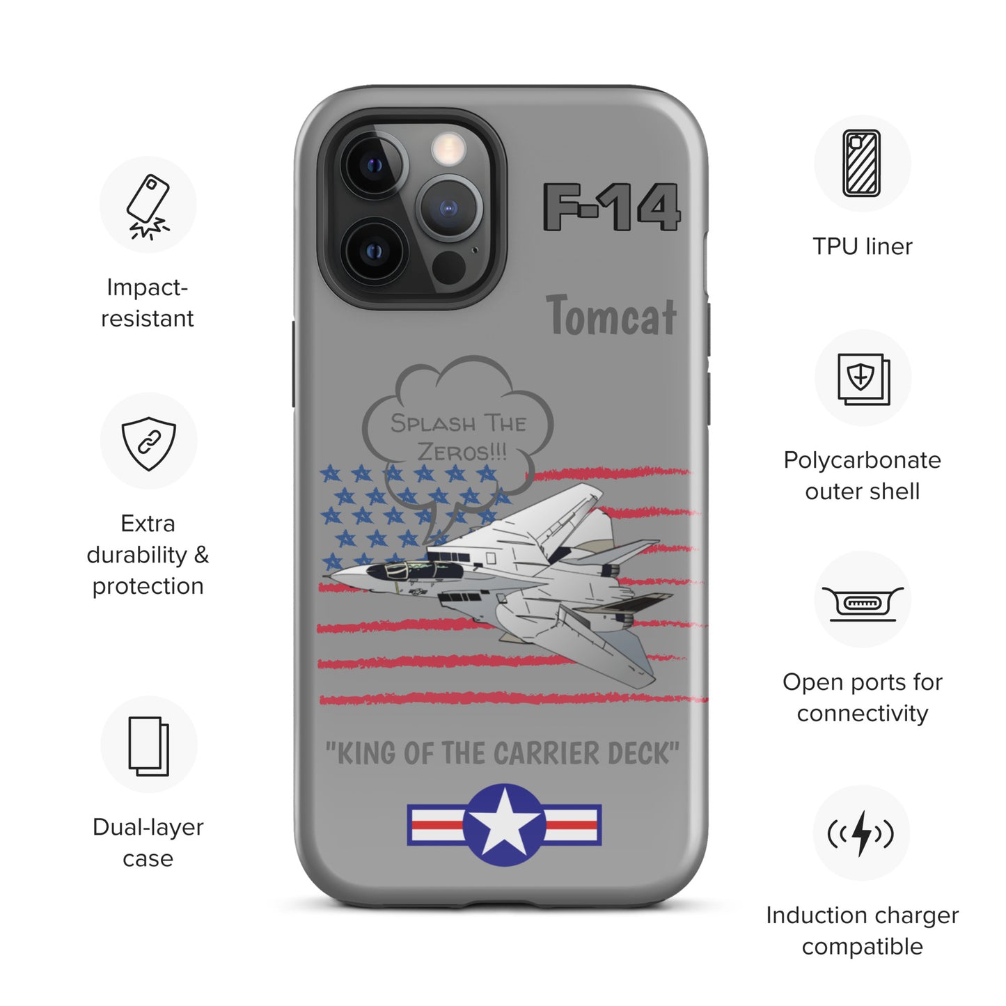 Patriot Tomcat iPhone Case