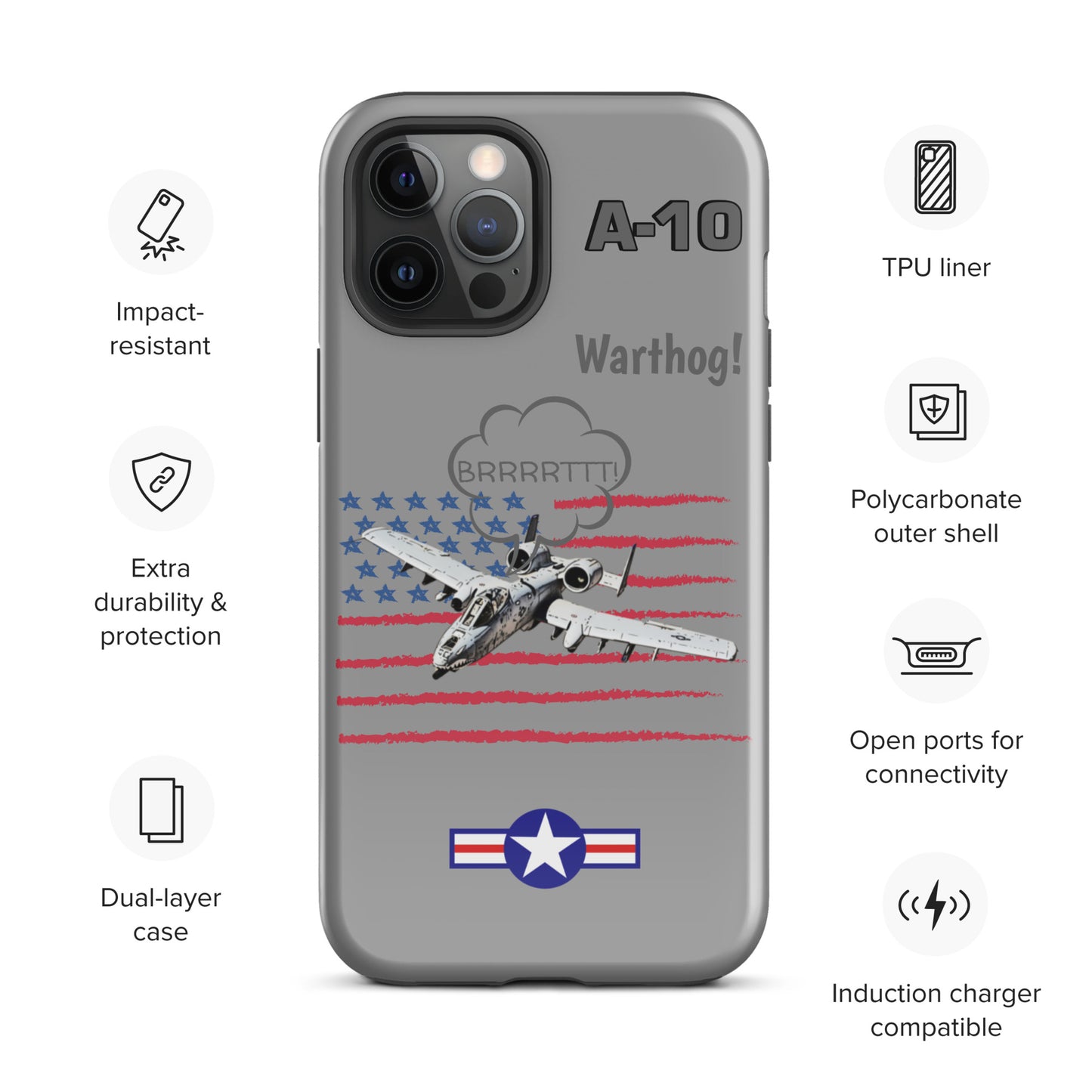 PatriotWarthog iPhone Case (Without Quotes)