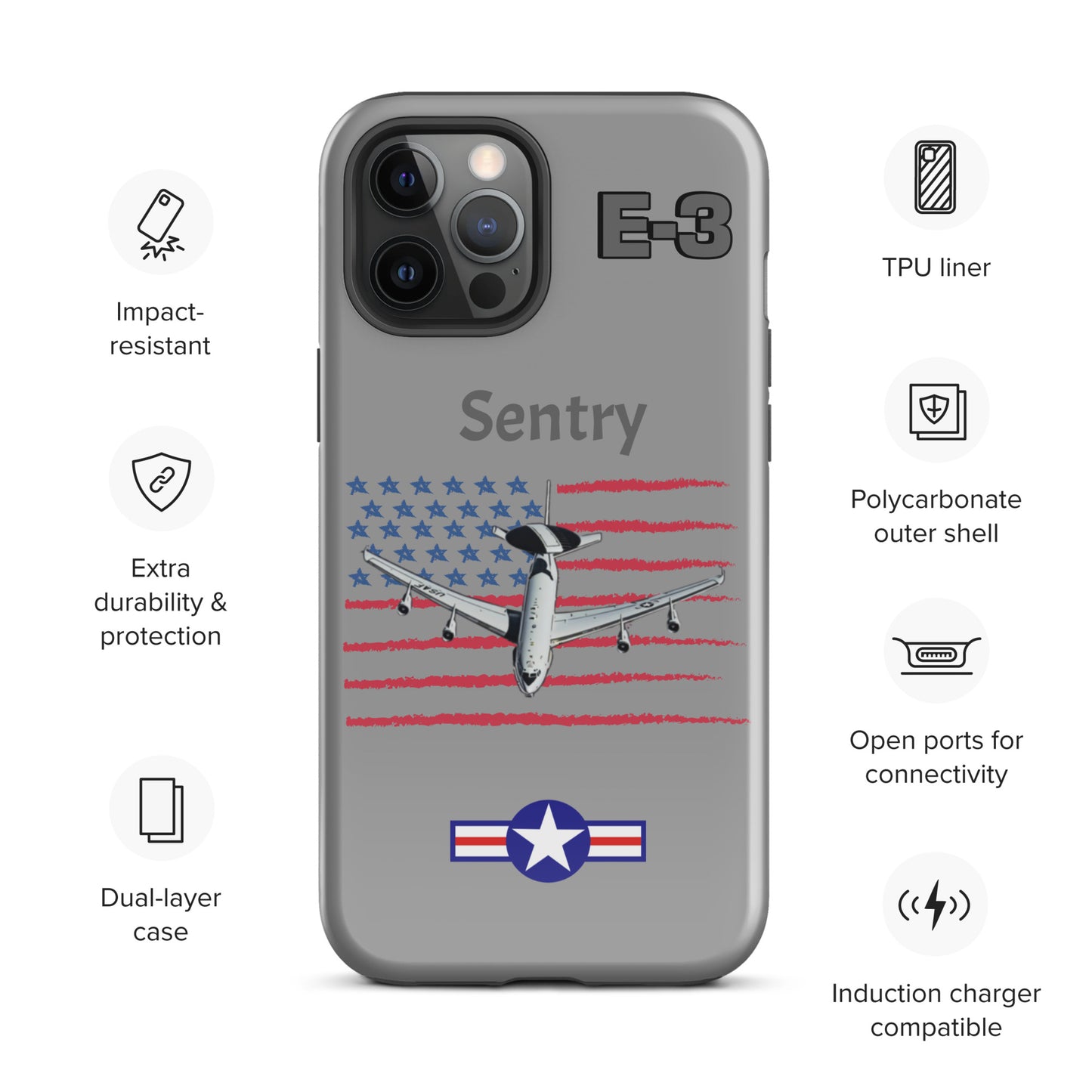 Sentry Patriot iPhone Case (Without Quotes)