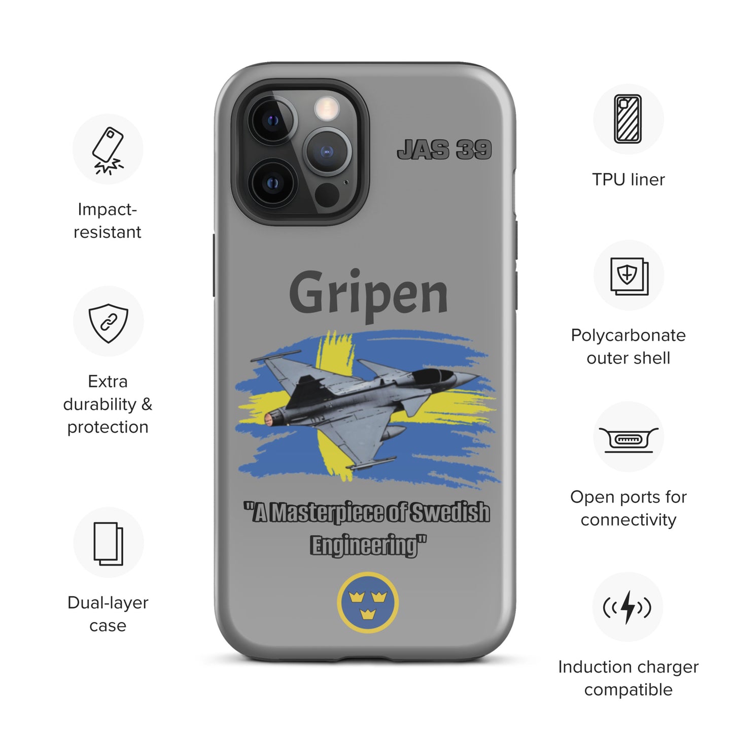 Gripen Patriot iPhone Case