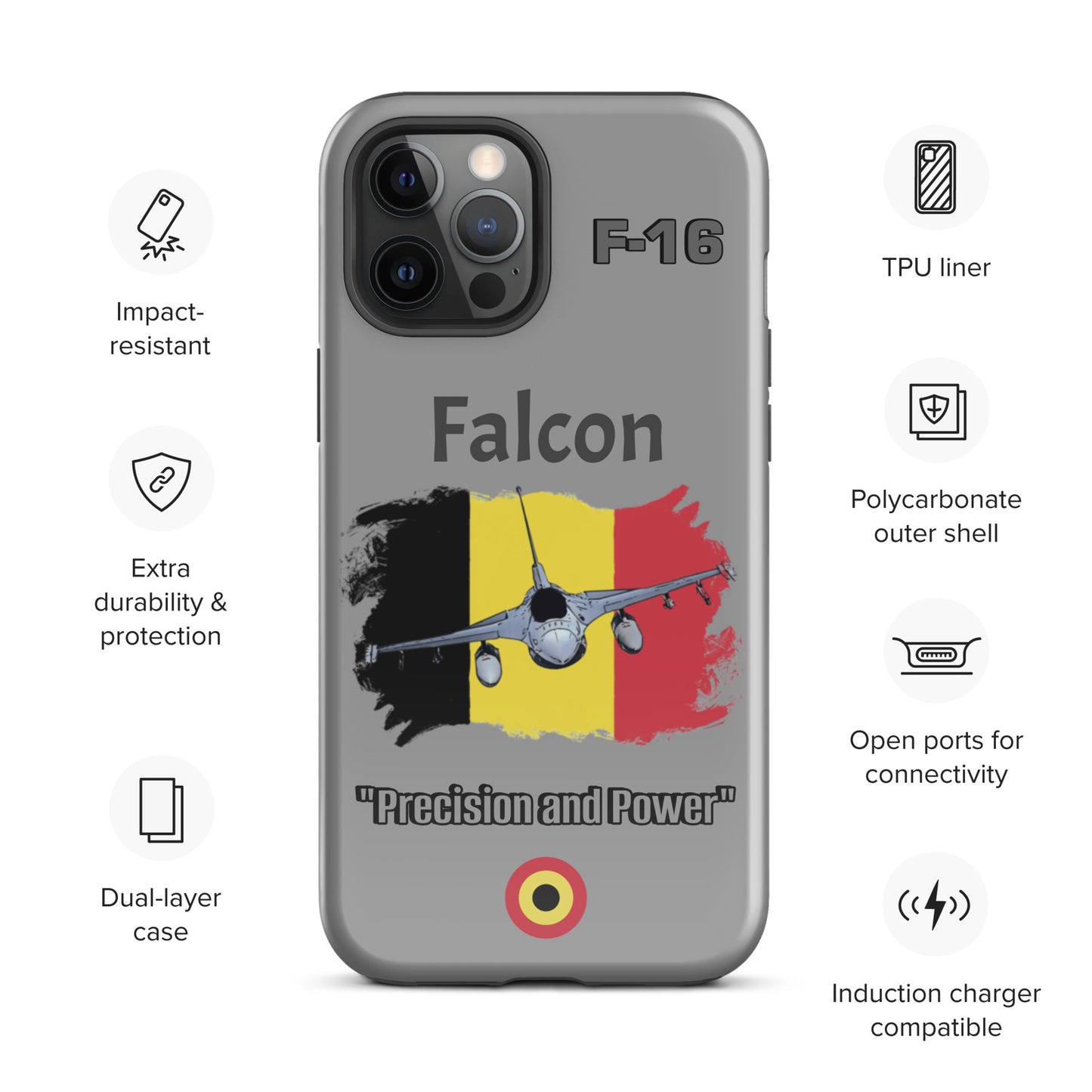 Belgium Falcon Patriot iPhone Case