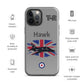 Hawk Patriot iPhone Case (Without Quotes)