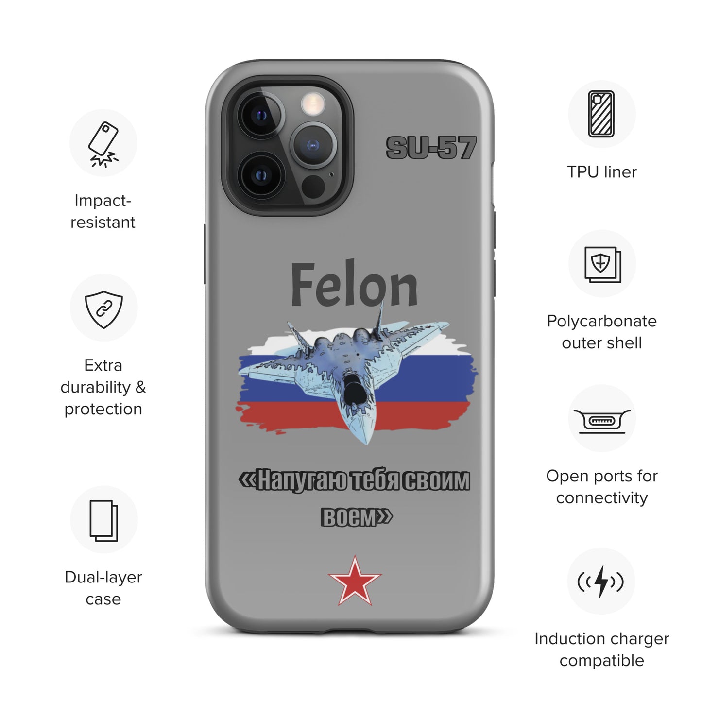 Felon Patriot iPhone Case