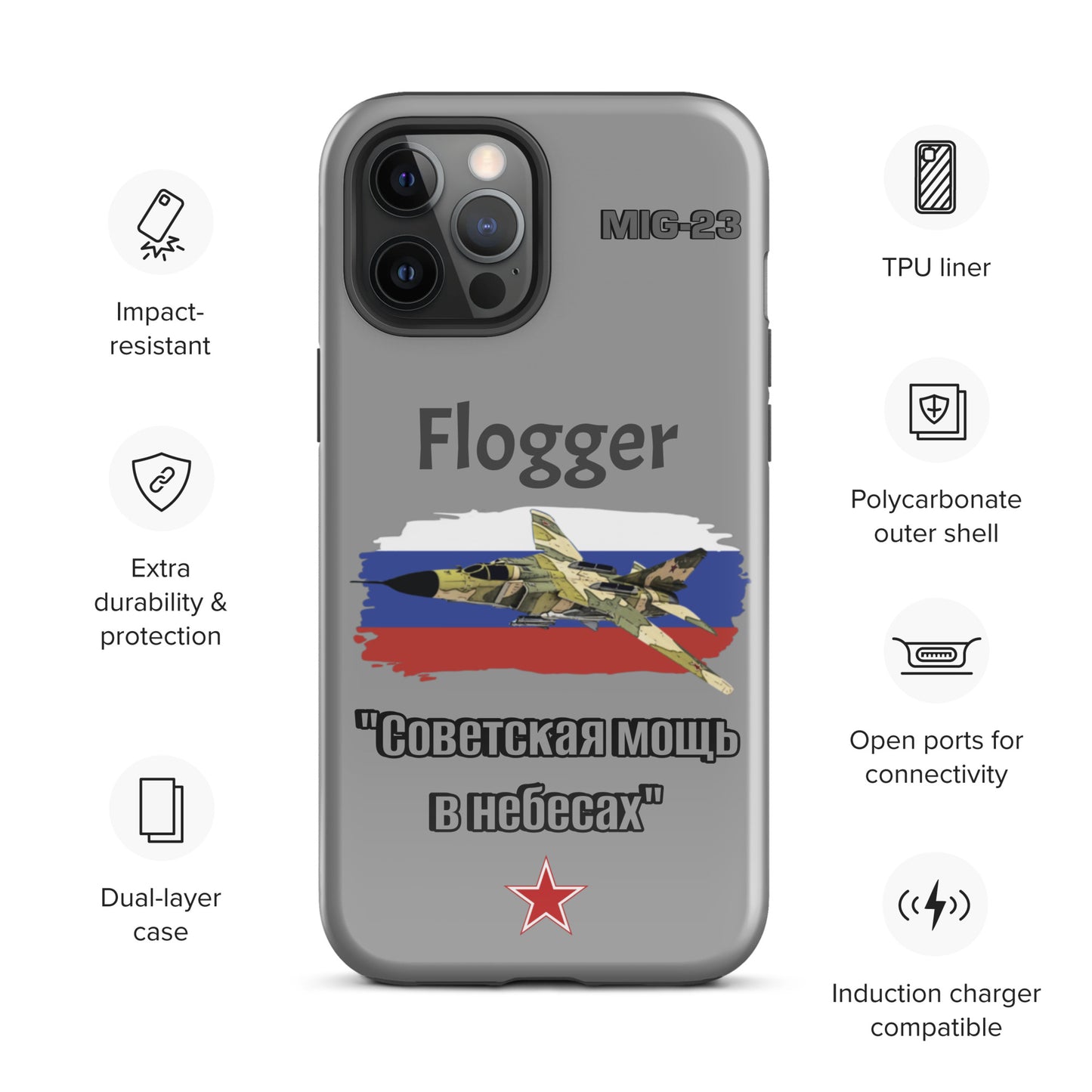 Flogger Patriot iPhone Case