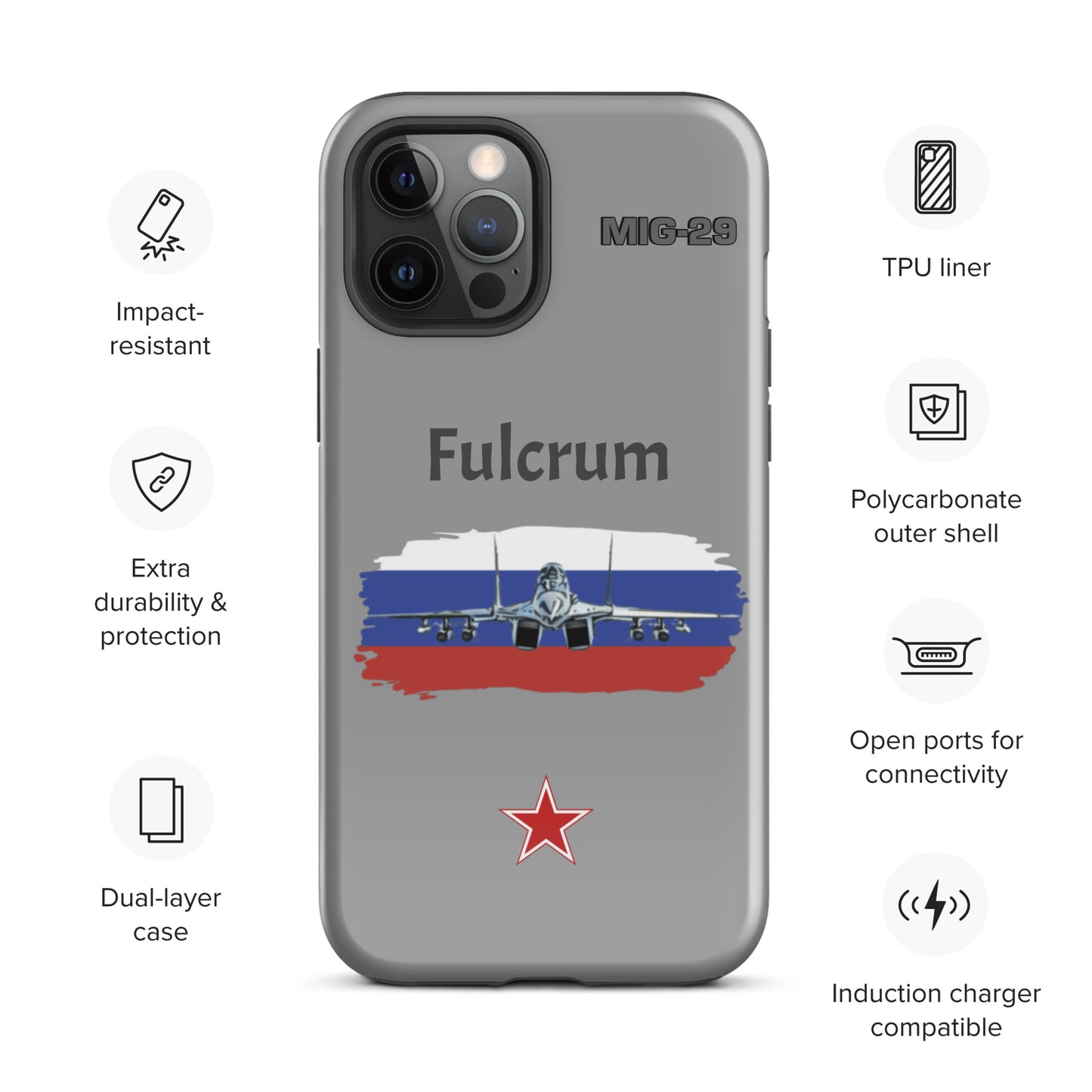 Fulcrum Patriot iPhone Case (Without Quotes)
