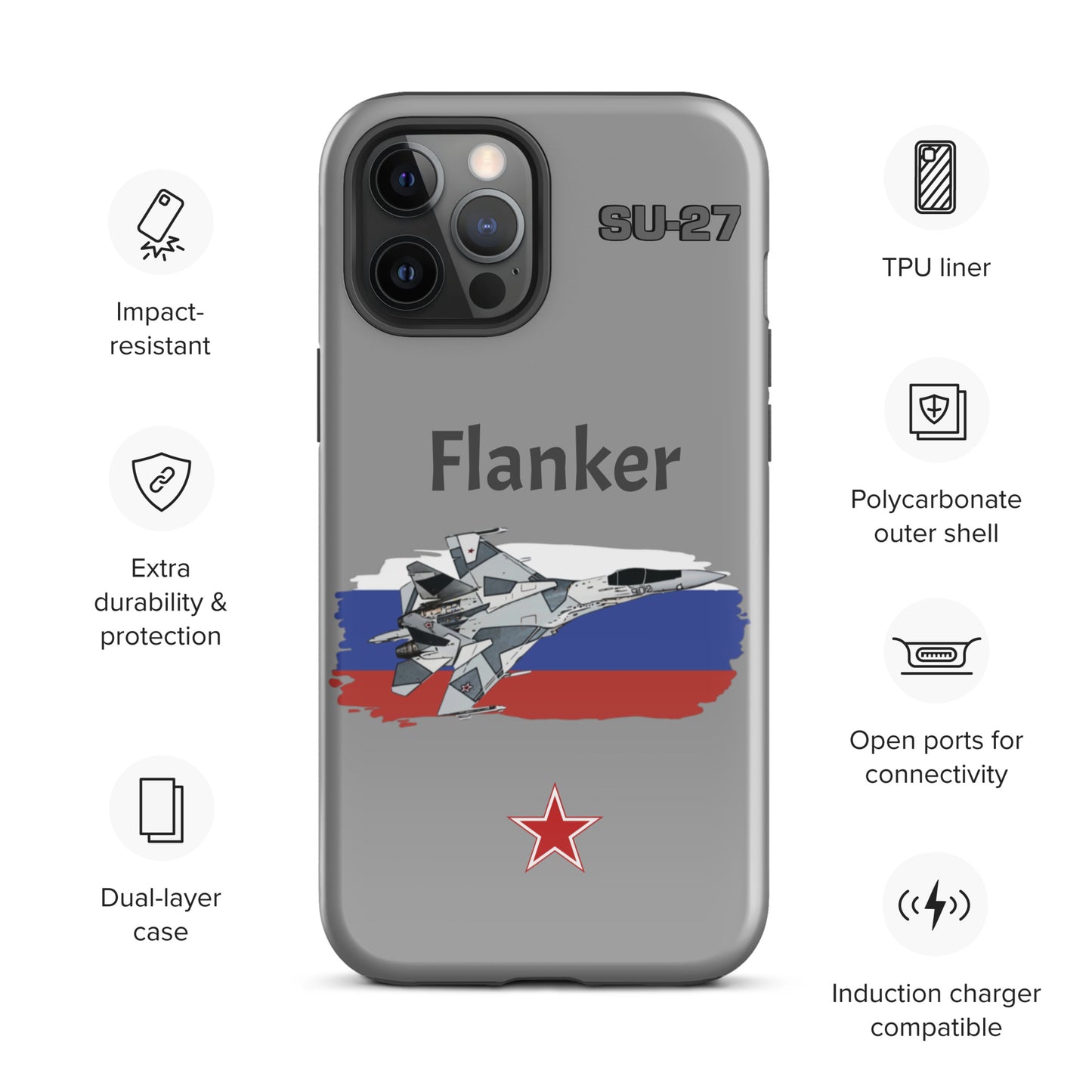 Flanker Patriot iPhone Case (Without Quotes)