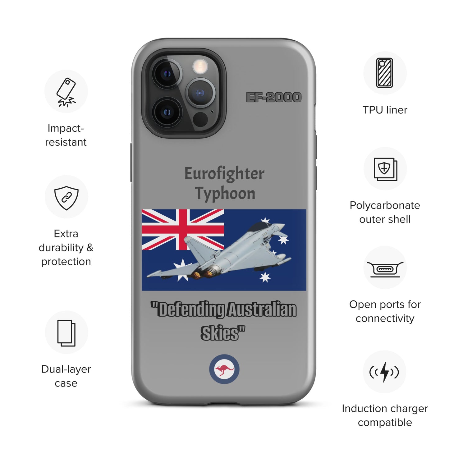 Australian Typhoon Patriot iPhone Case