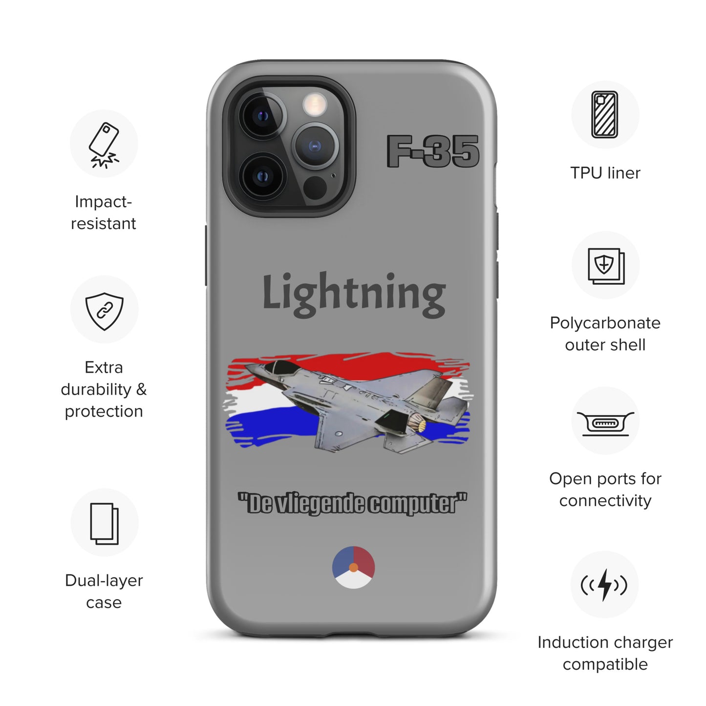 Dutch Lightning Patriot iPhone Case