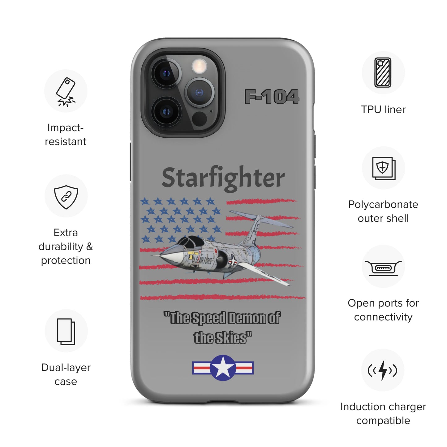Starfighter Patriot iPhone Case