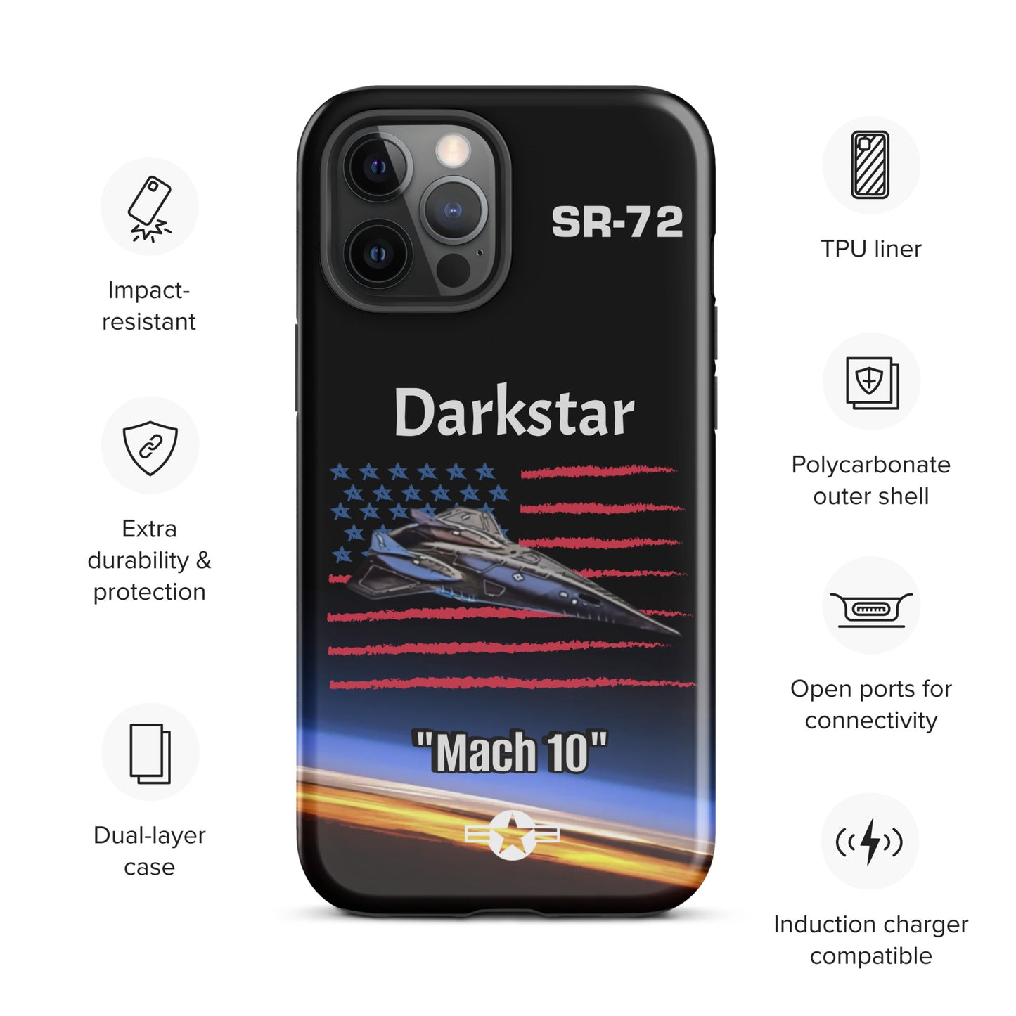 Darkstar Patriot iPhone Case