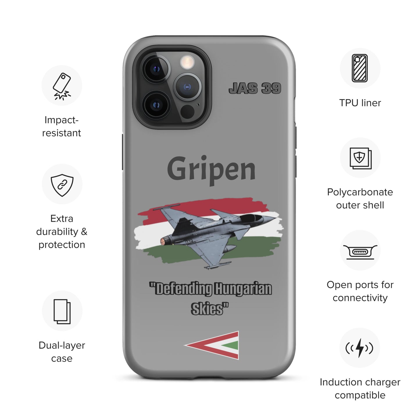 Hungarian Gripen Patriot iPhone Case
