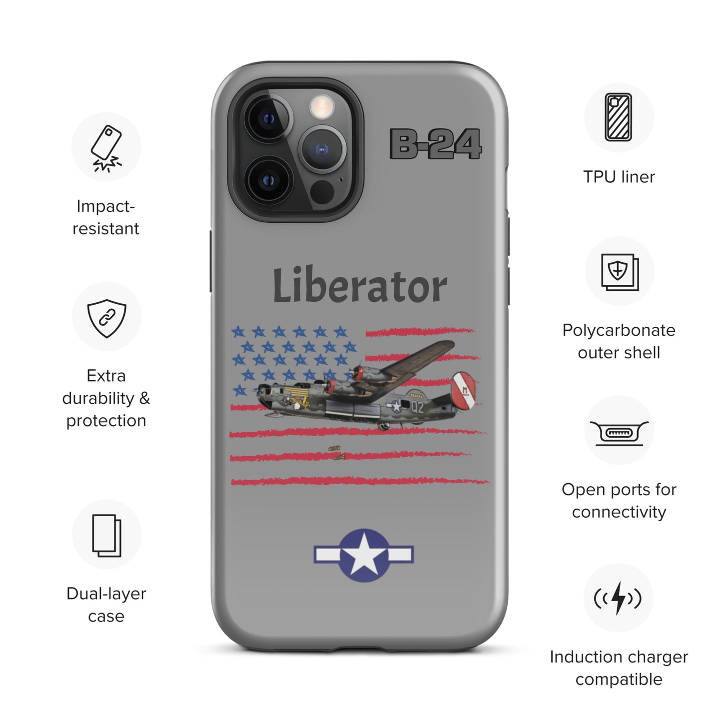WWII Liberator Patriot iPhone Case