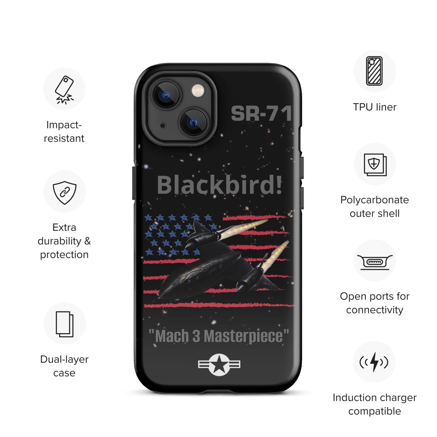 Blackbird Patriot iPhone Case