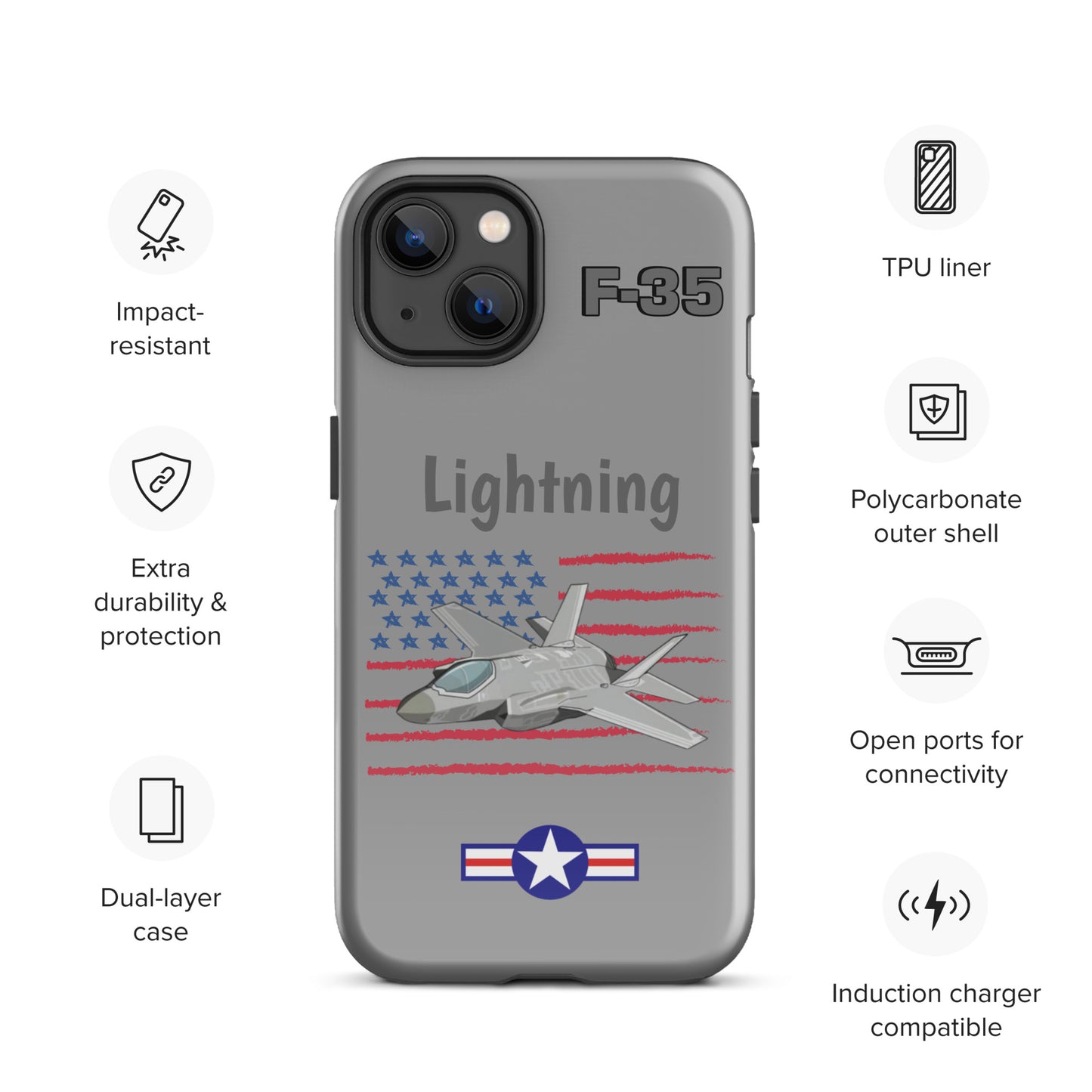LightningStrike iPhone Case (Without Quotes)