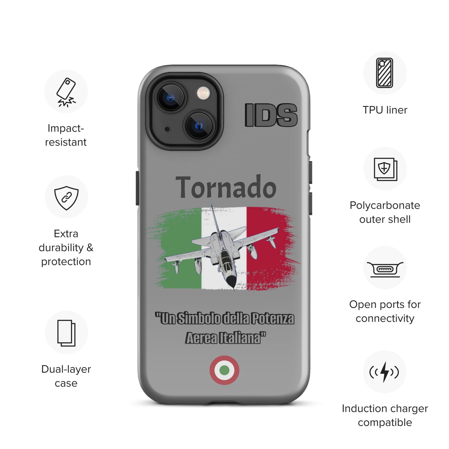 Italian Tornado Patriot iPhone Case