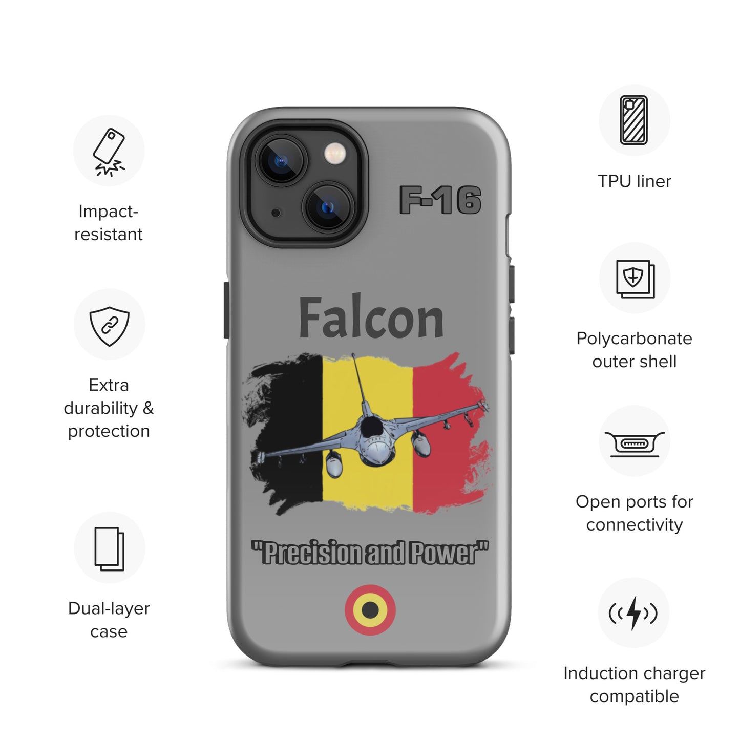 Belgium Falcon Patriot iPhone Case