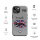Hawk Patriot iPhone Case (Without Quotes)
