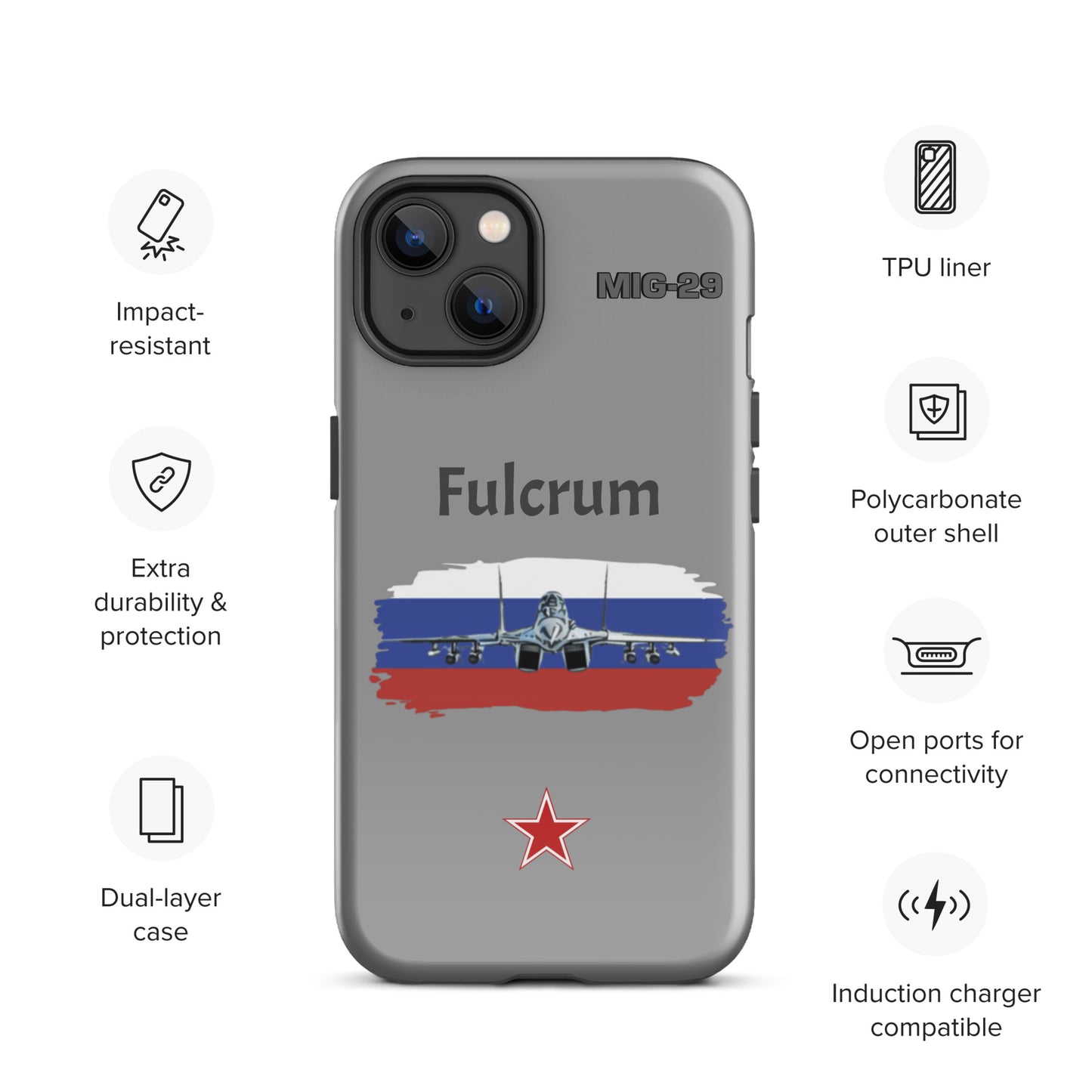 Fulcrum Patriot iPhone Case (Without Quotes)