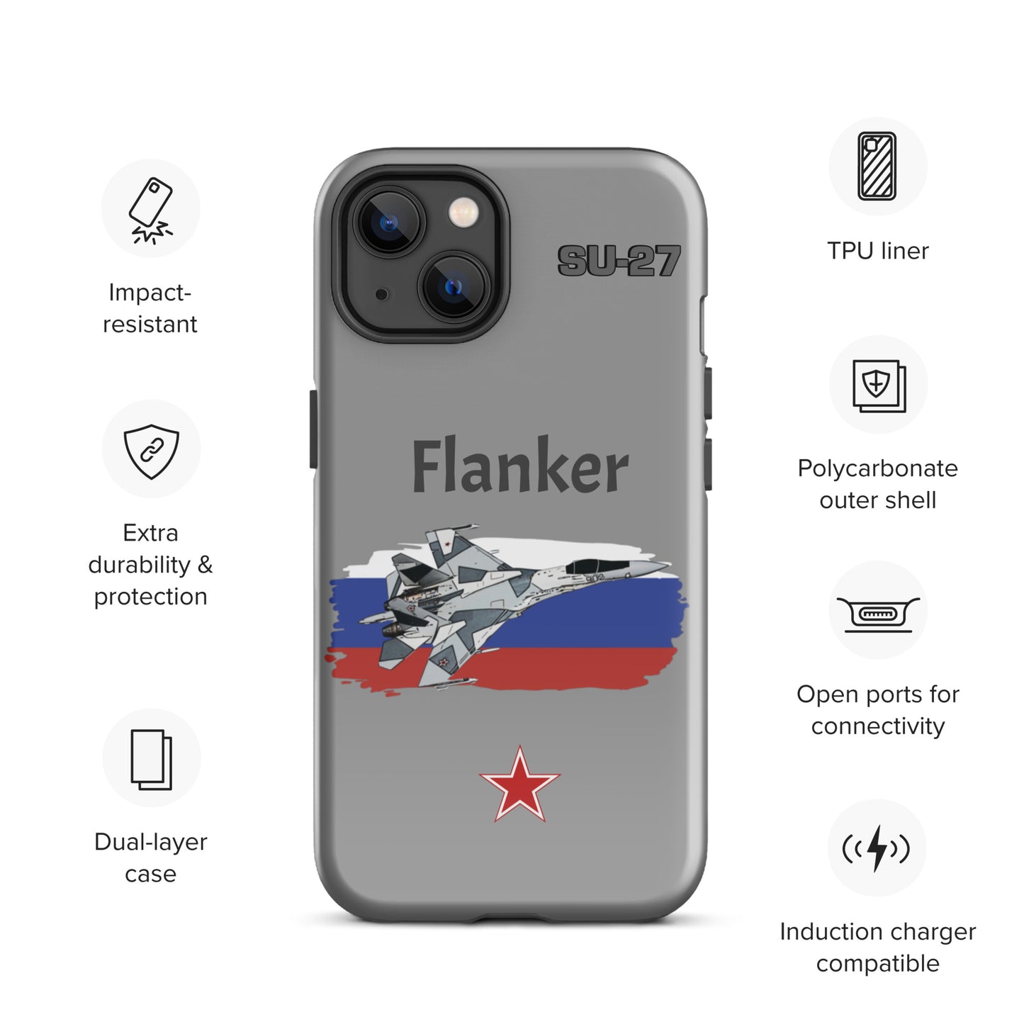 Flanker Patriot iPhone Case (Without Quotes)