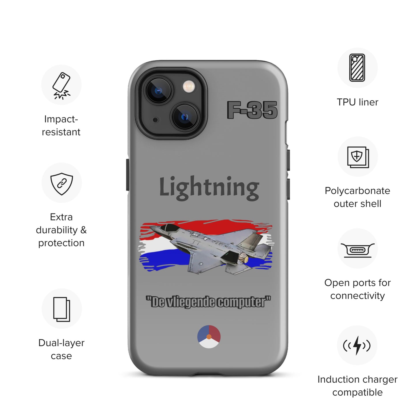 Dutch Lightning Patriot iPhone Case