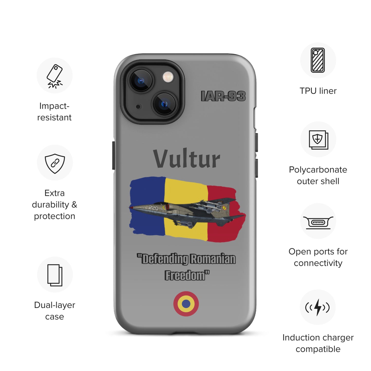 Vultur Patriot iPhone Case