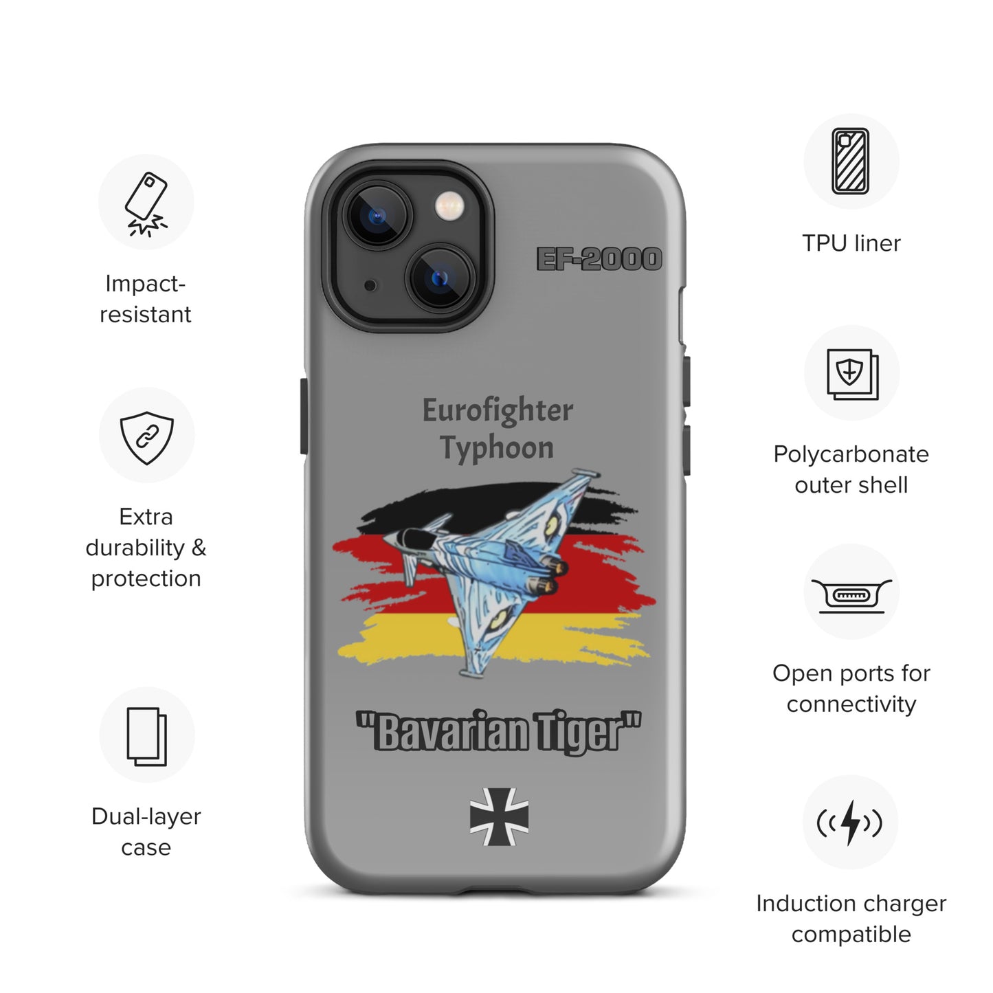 Bavarian Tiger Typhoon Patriot iPhone Case