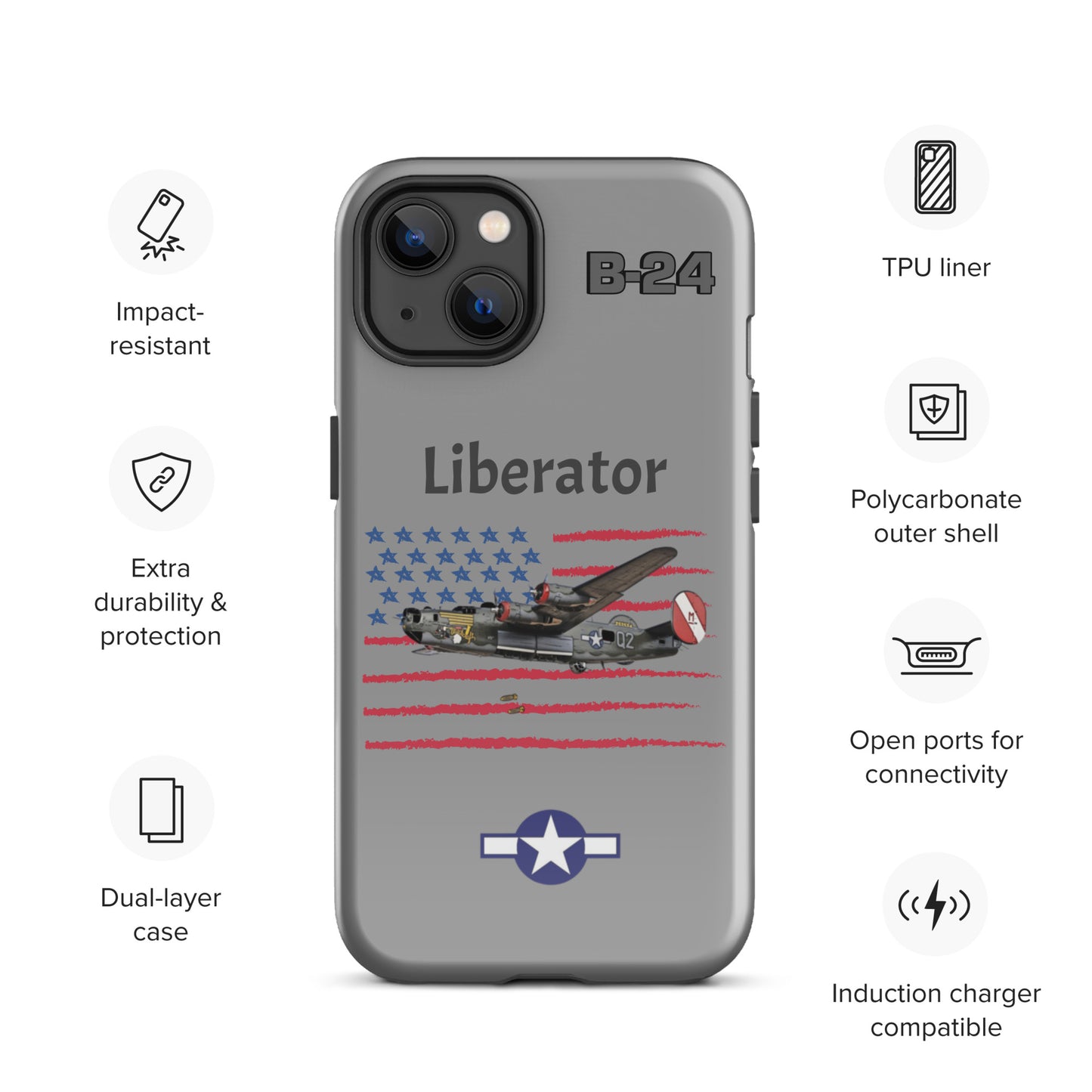 WWII Liberator Patriot iPhone Case