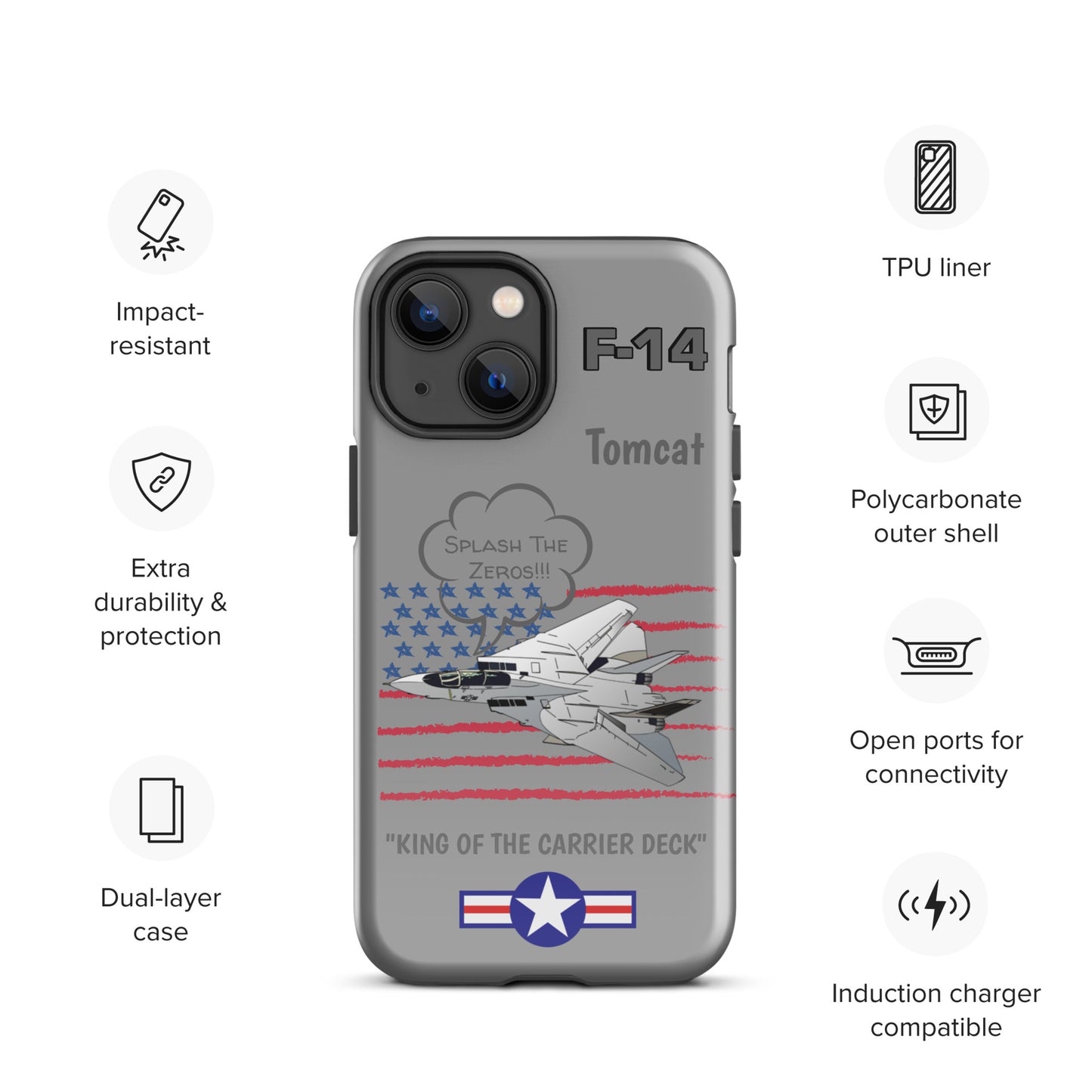 Patriot Tomcat iPhone Case