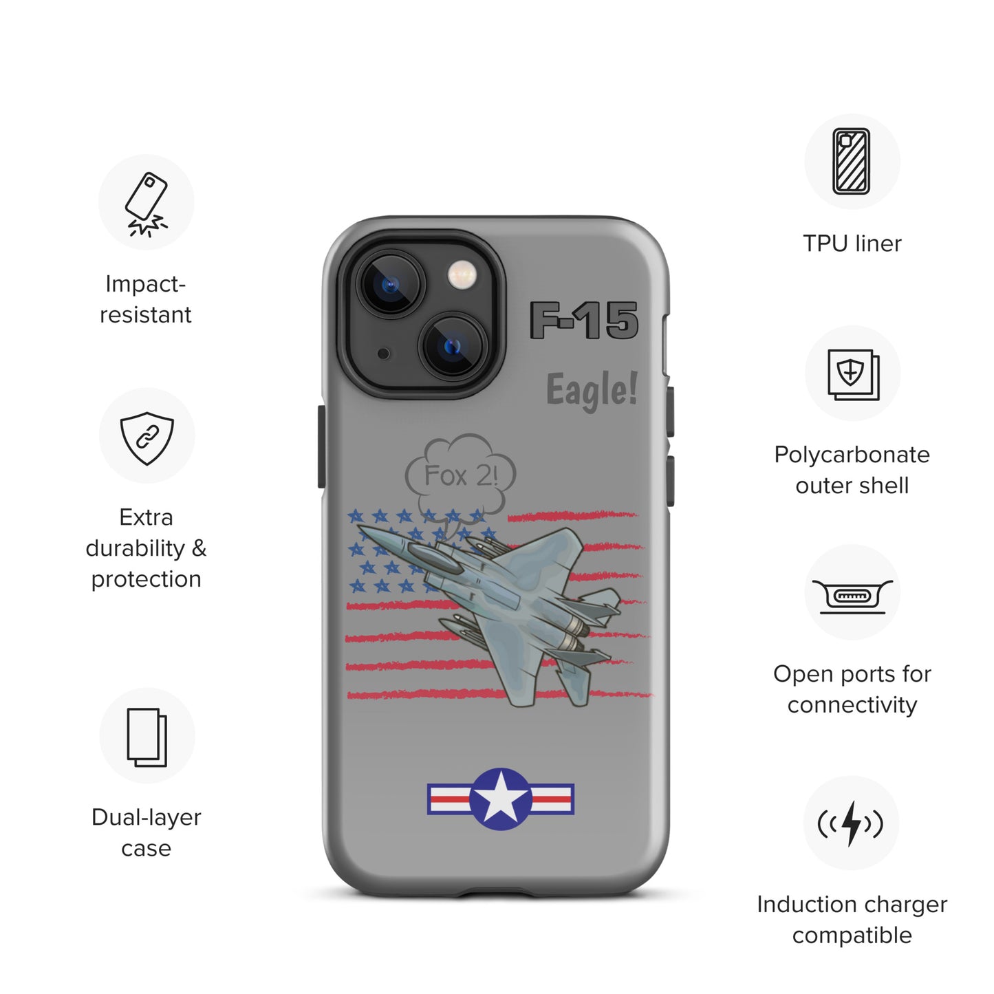 Eagle Wings Freedom iPhone Case (Without Quotes)