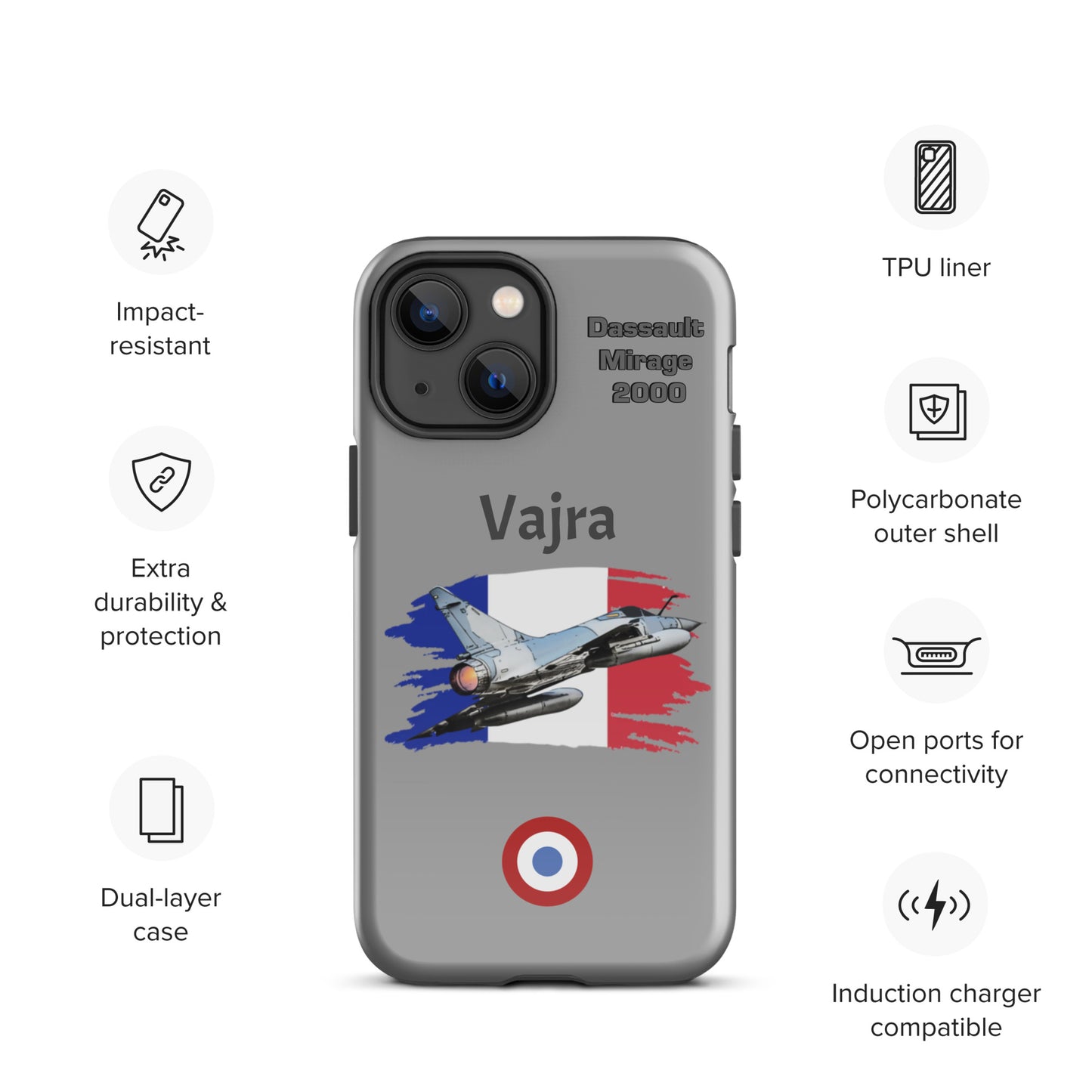 Mirage Patriot iPhone Case (Without Quotes)