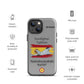 Spanish Typhoon Patriot iPhone Case